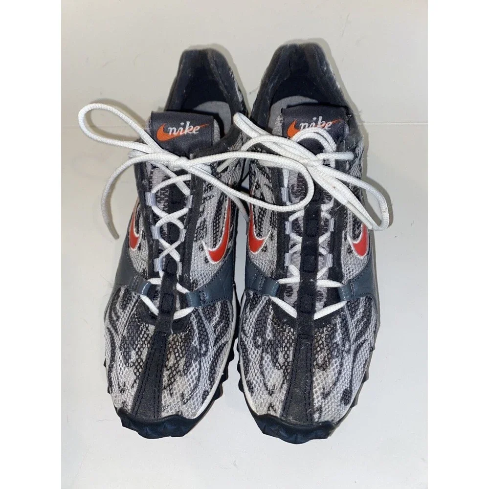 Nike Jana Star Waffle Track Shoes Womens 7.5 Gray 314580-081 Red White Used - Picture 2 of 9